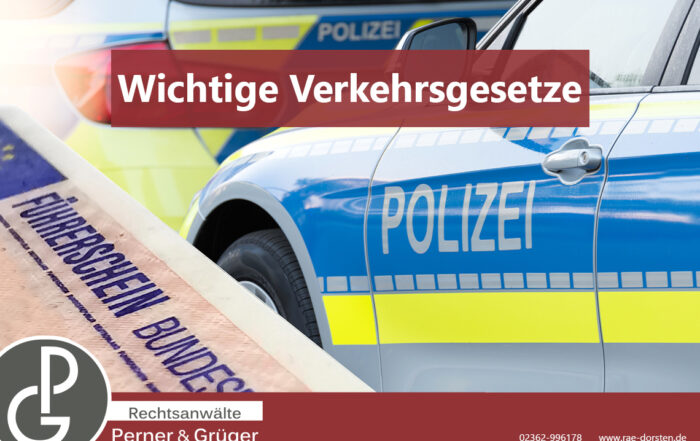 Führerscheinentzug oder Fahrverbot angeordnet durch das Verkehrsrecht und den Bußgeldkatalog von den Fachanwälten Perner & Grüger aus Dorsten