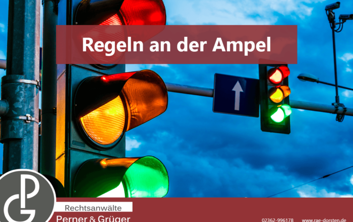 Welche Regeln gelten an der Ampel?