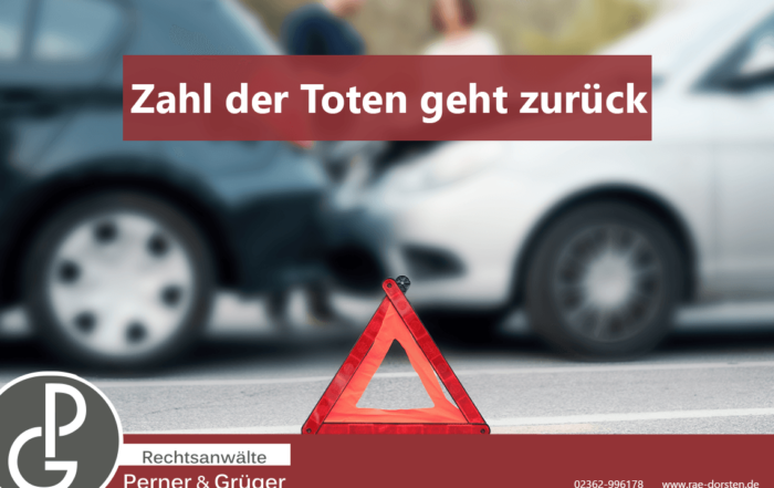 Die Anzahl der Unfälle in Deutschland sinkt