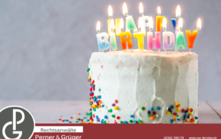 2. Geburtstag der Kanzlei Perner und Grüger