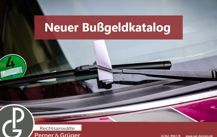 Der neue Bußgeldkatalog ist beschlossen
