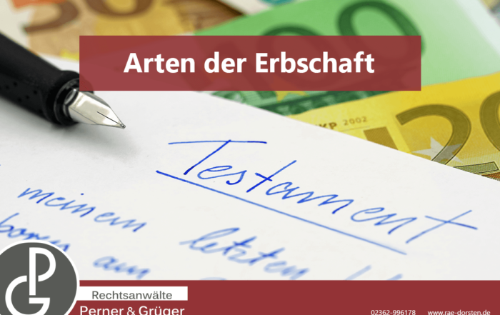 Die verschiedenen Arten der Erbschaft