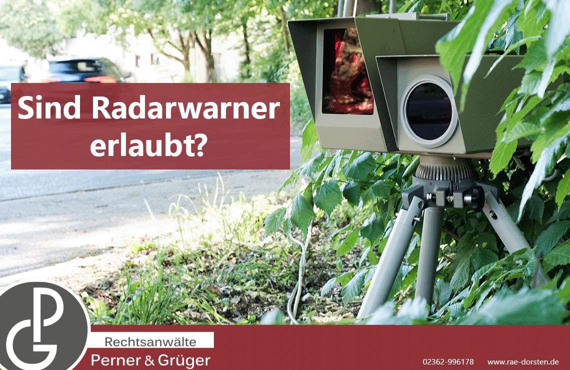 Blitzer im Gebüsch - sind Radarwarner überhaupt erlaubt?