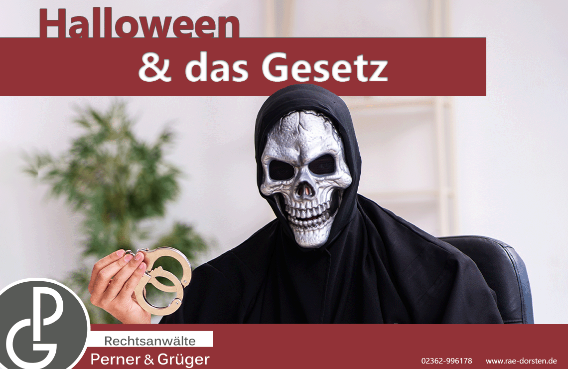 Alles Rechtliche rund um Halloween von den Fachanwälten Perner & Grüger aus Dorsten